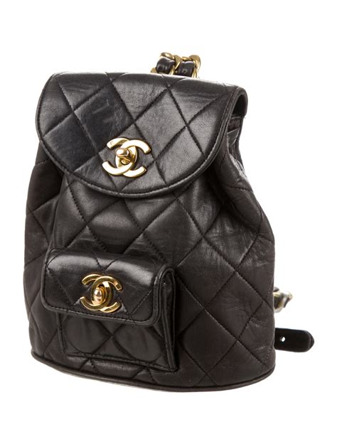 coco chanel mini backpack|pre owned Chanel backpack.